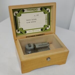Vintage Thorens Wooden Music Box